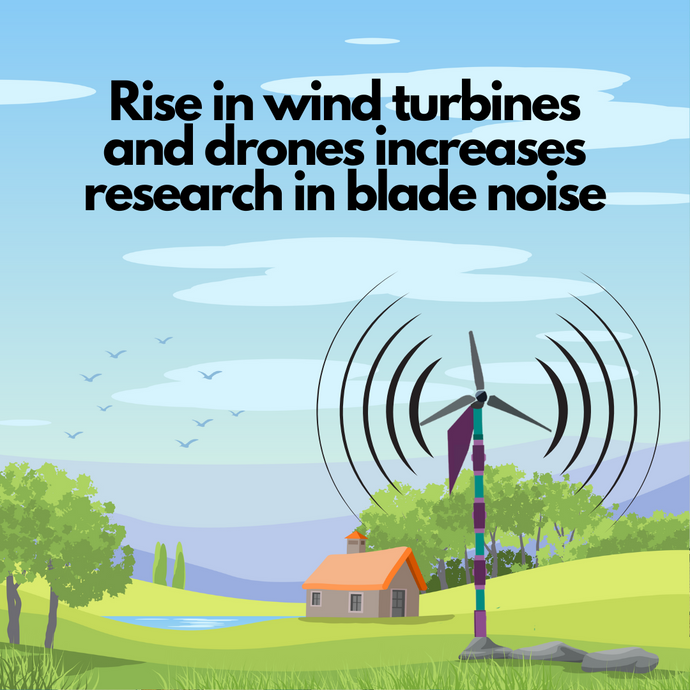 Rise in wind turbines and drones increases research in blade noise