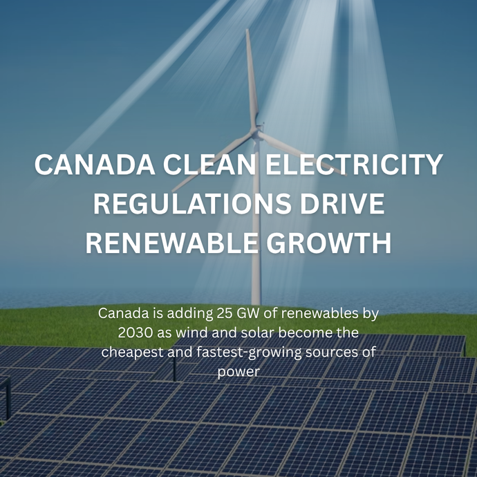 Canada Clean Electricity Regulations Drive Renewable Growth