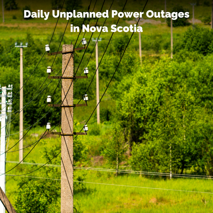 Daily Unplanned Power Outages in Nova Scotia