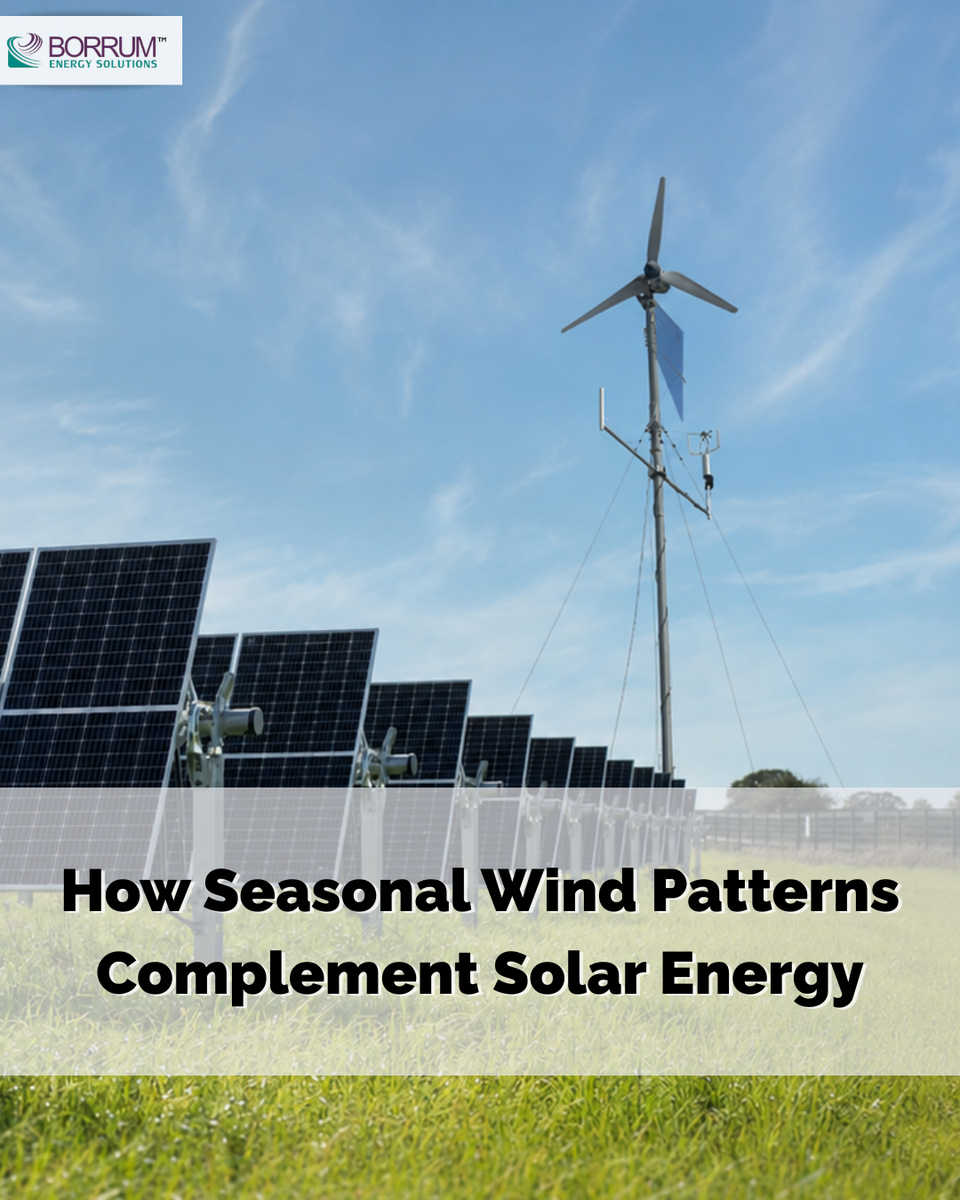 How Seasonal Wind Patterns Complement Solar Energy