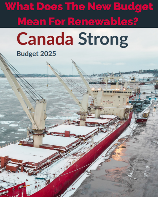 What The Canadian Budget Means For Renewable Energy