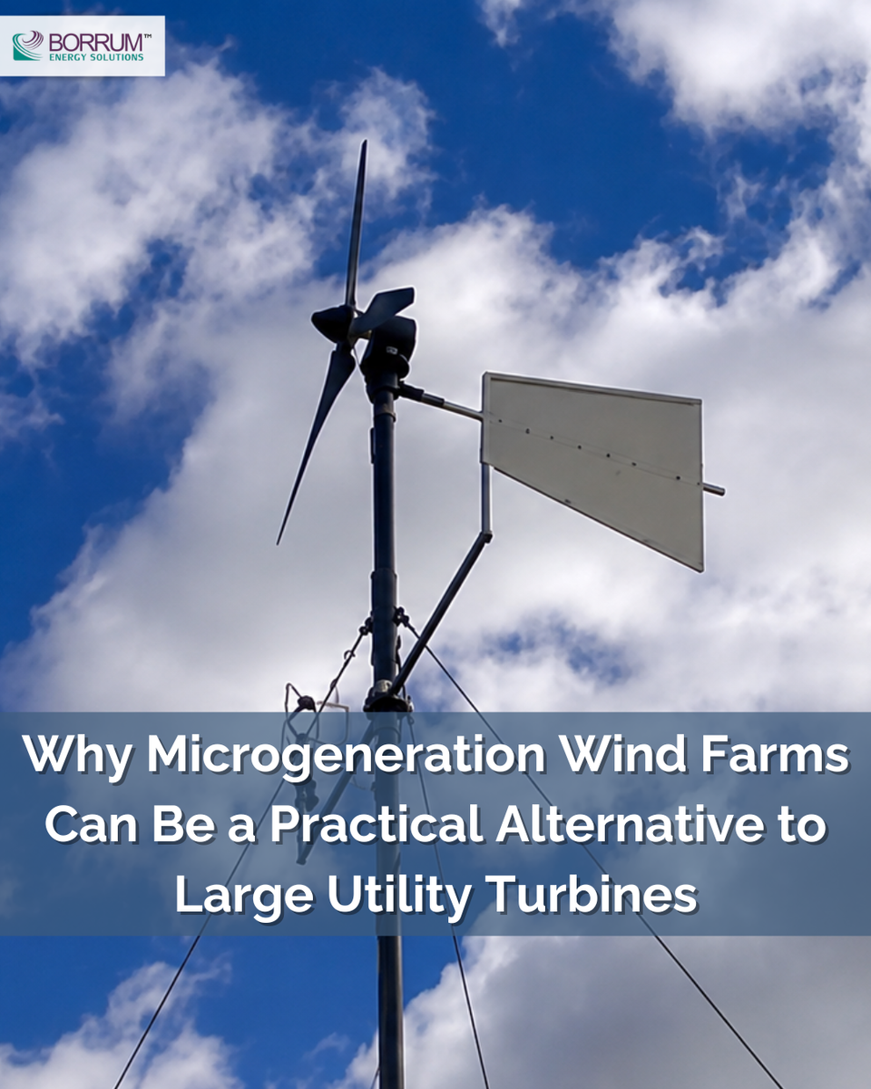 Why Microgeneration Wind Farms Can Be a Practical Alternative to Large