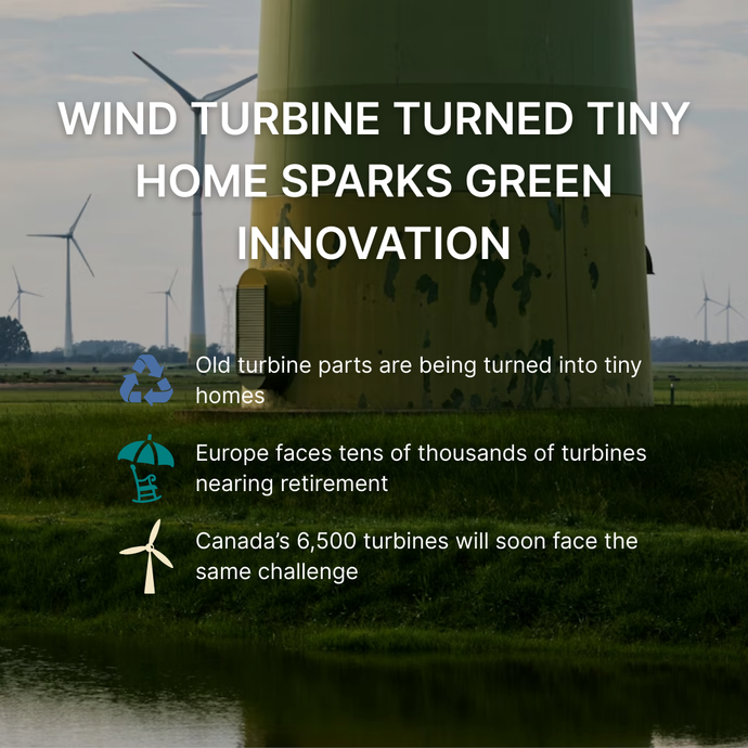 Wind Turbine Turned Tiny Home Sparks Green Innovation