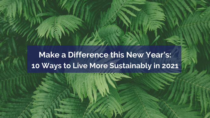 10 Ways to Live More Sustainably in 2021